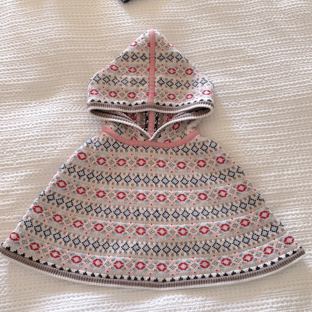 Hanna Andersson knit poncho